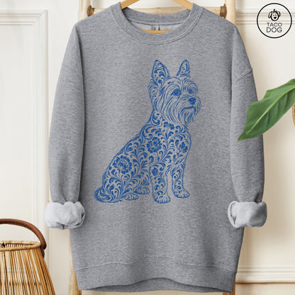 Yorkshire Terrier Yorkie Toile Sweatshirt