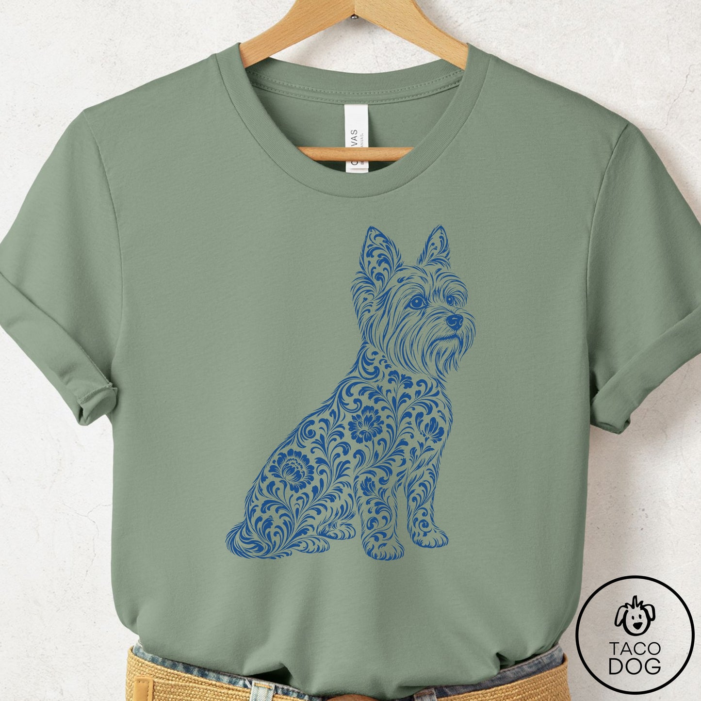 Yorkshire Terrier Yorkie Toile T-Shirt