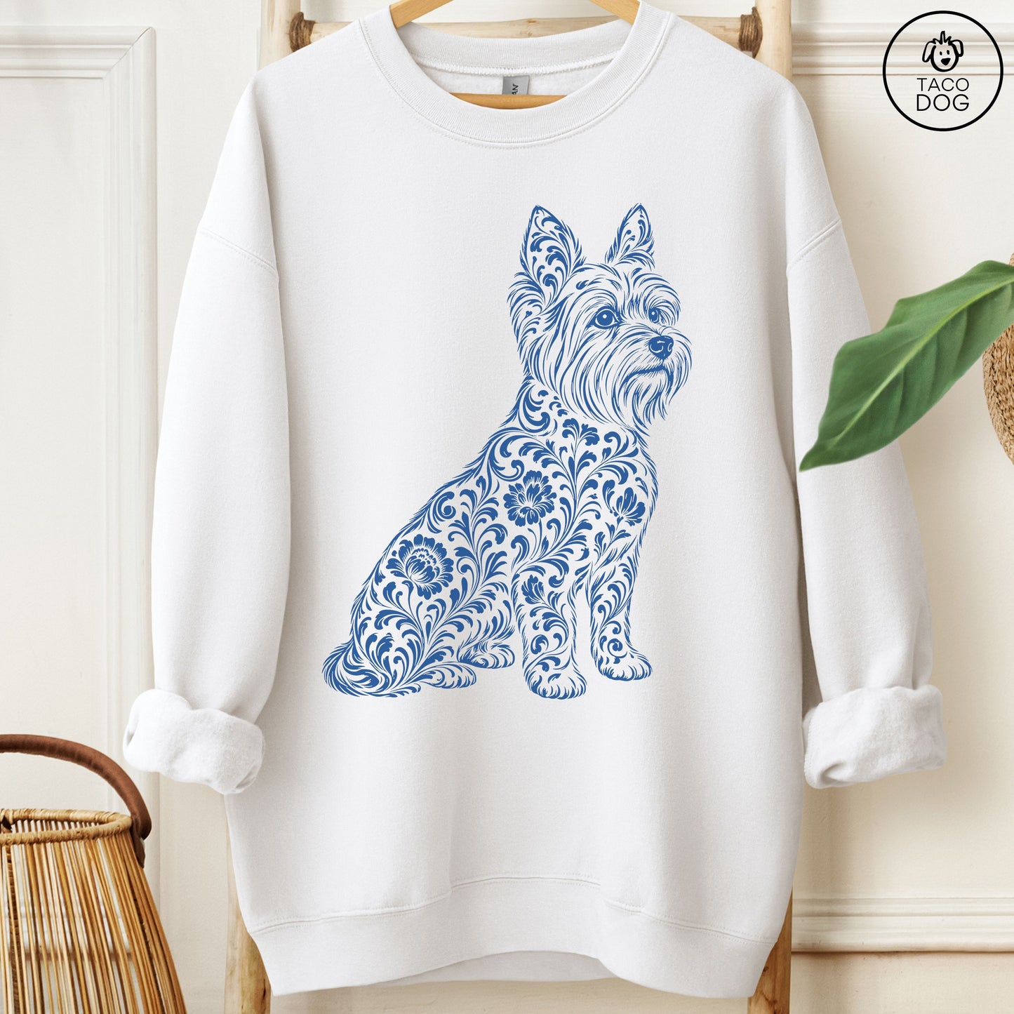 Yorkshire Terrier Yorkie Toile Sweatshirt
