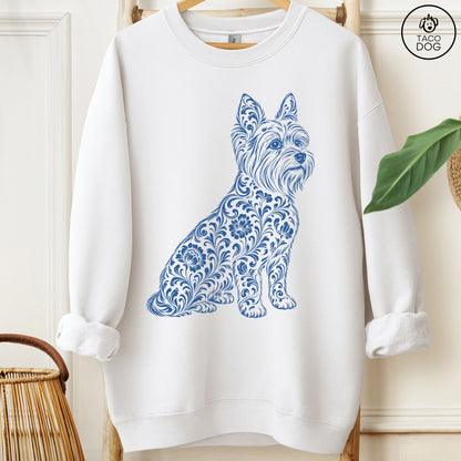 Yorkshire Terrier Yorkie Toile Sweatshirt