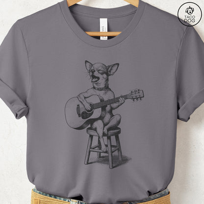 Chihuahua Unplugged T-Shirt Storm S Taco-Dog