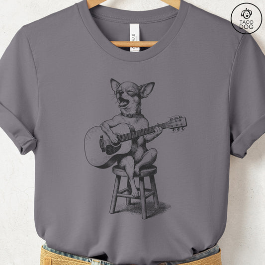 Chihuahua Unplugged T-Shirt Storm S Taco-Dog