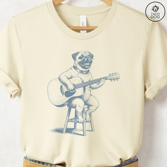 Pug Unplugged T-Shirt Taco-Dog