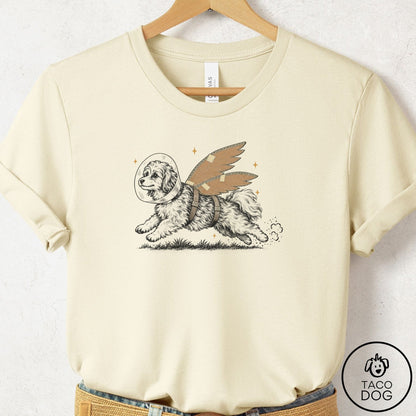 Havanese Vet Wings T-Shirt Natural Taco-Dog