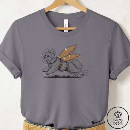 Maltese Vet Wings T-Shirt Storm Taco-Dog