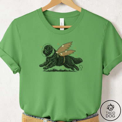 Newfoundland Vet Wings T-Shirt Leaf Taco-Dog