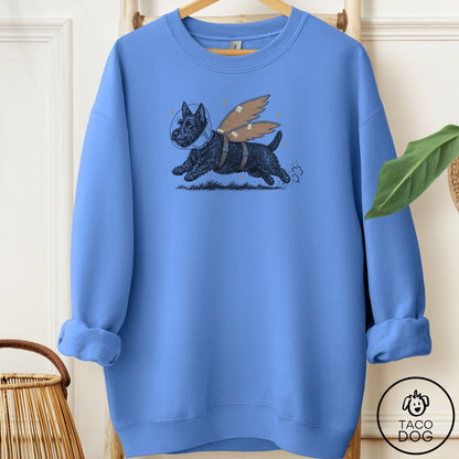 Scottie Vet Wings Sweatshirt Carolina Blue Taco-Dog