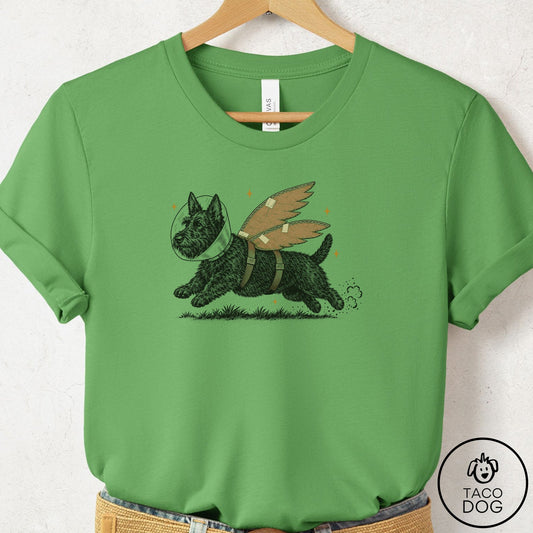 Scottie Vet Wings T-Shirt Leaf Taco-Dog