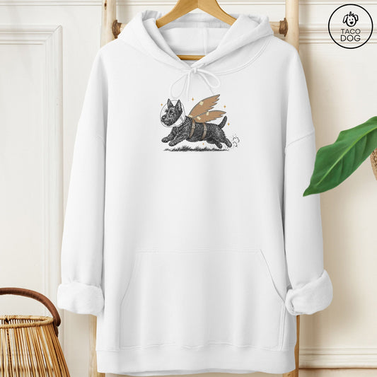 Scottie Vet Wings Hoodie White Taco-Dog
