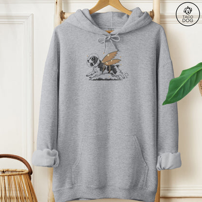 Springer Spaniel Vet Wings Hoodie Graphite Heather Taco-Dog