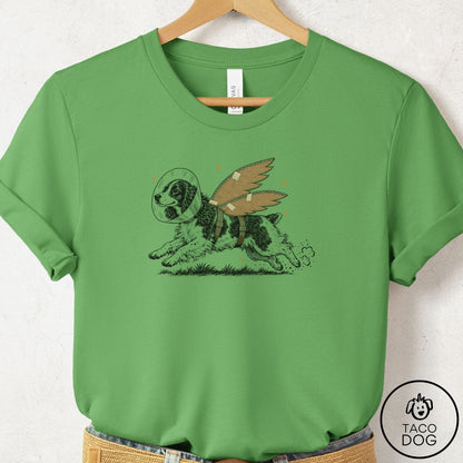 Springer Spaniel Vet Wings T-Shirt Leaf Taco-Dog
