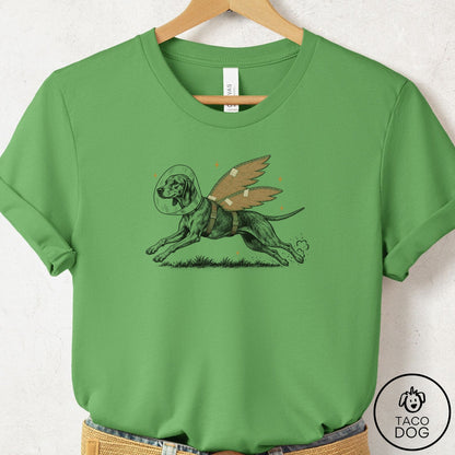 Vizsla Vet Wings T-Shirt Leaf Taco-Dog