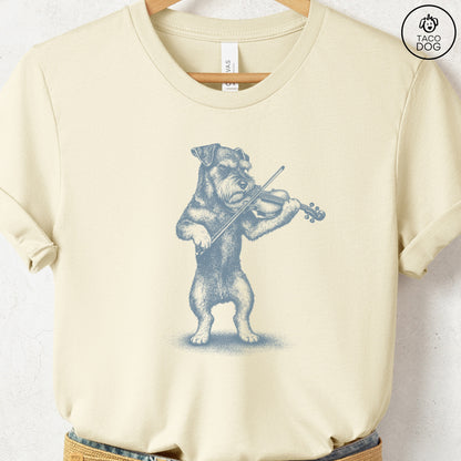 Schnauzer Violin T-Shirt