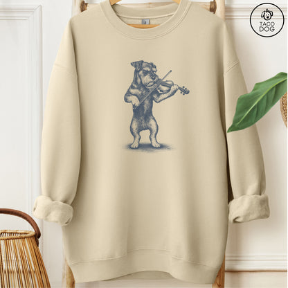 Schnauzer Violin Sweatshirt