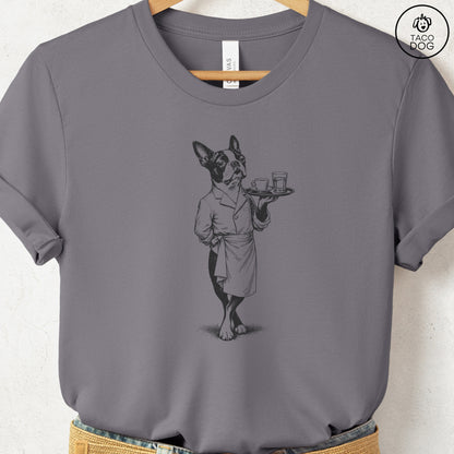 Boston Terrier Waiter T-Shirt