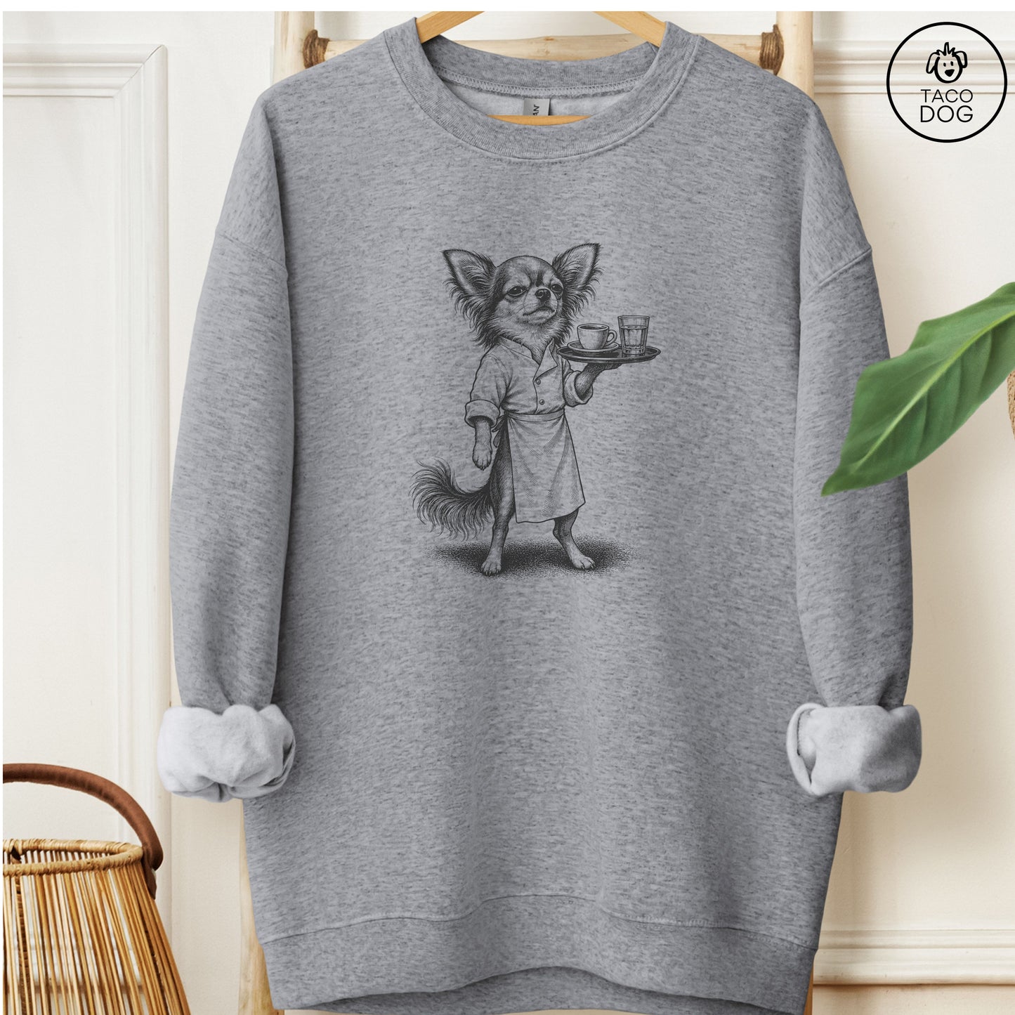 Chihuahua Waiter Sweatshirt