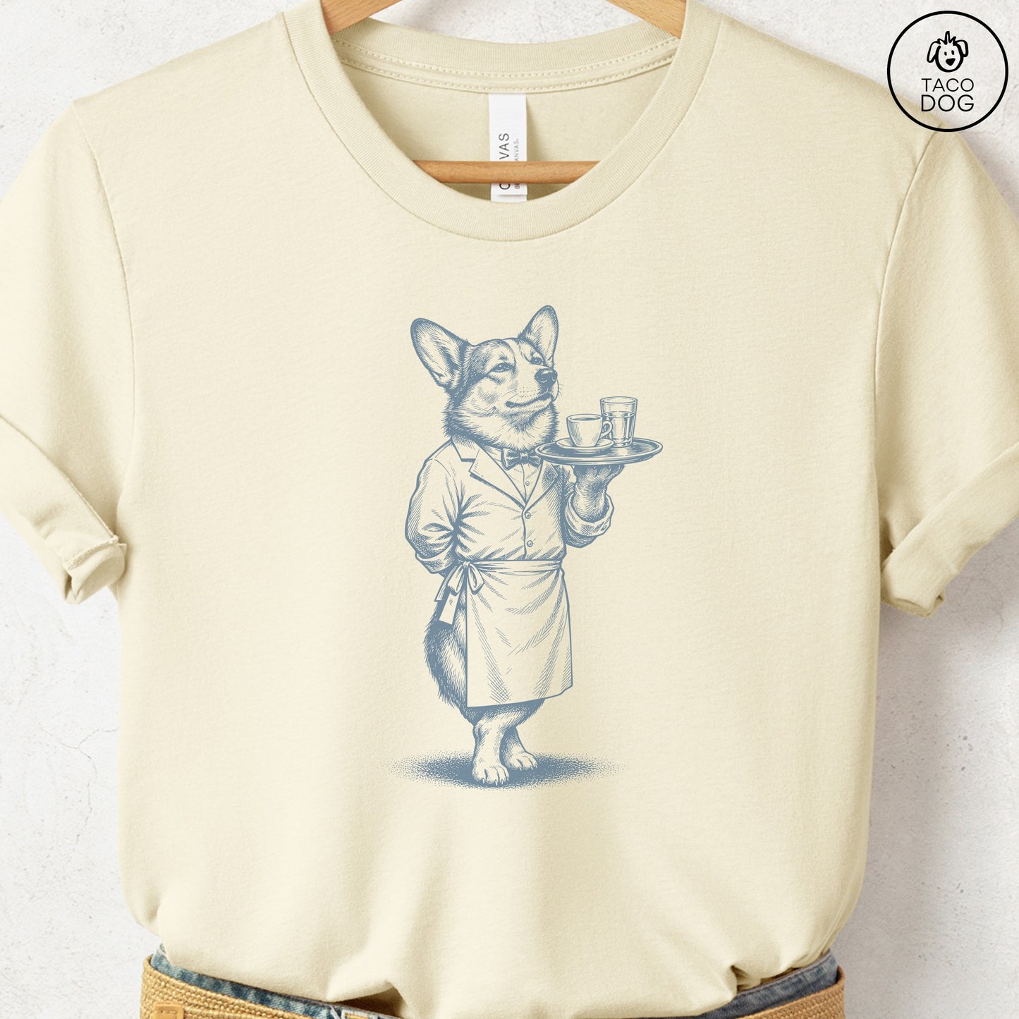 Corgi Waiter T-Shirt
