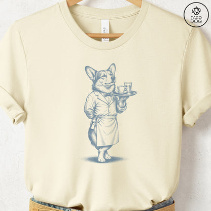 Corgi Waiter T-Shirt