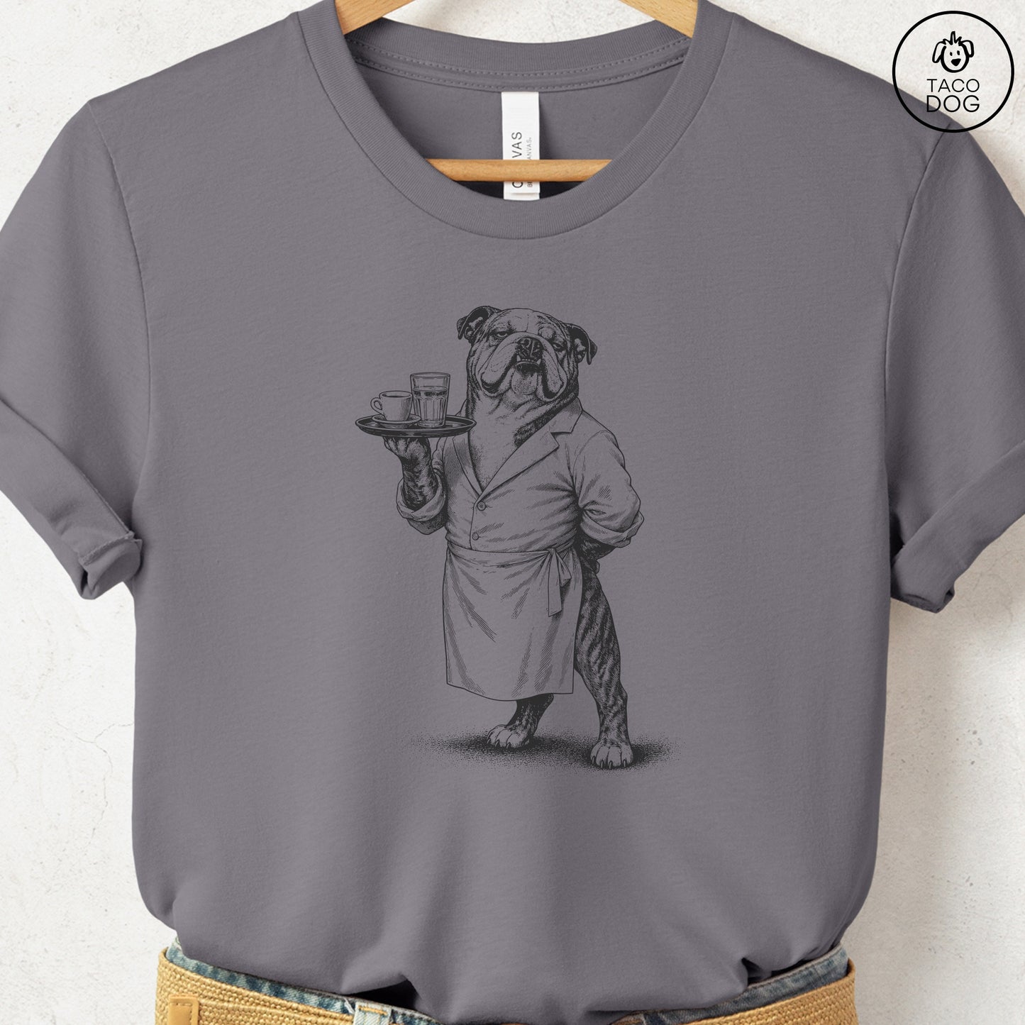 English Bulldog Waiter T-Shirt