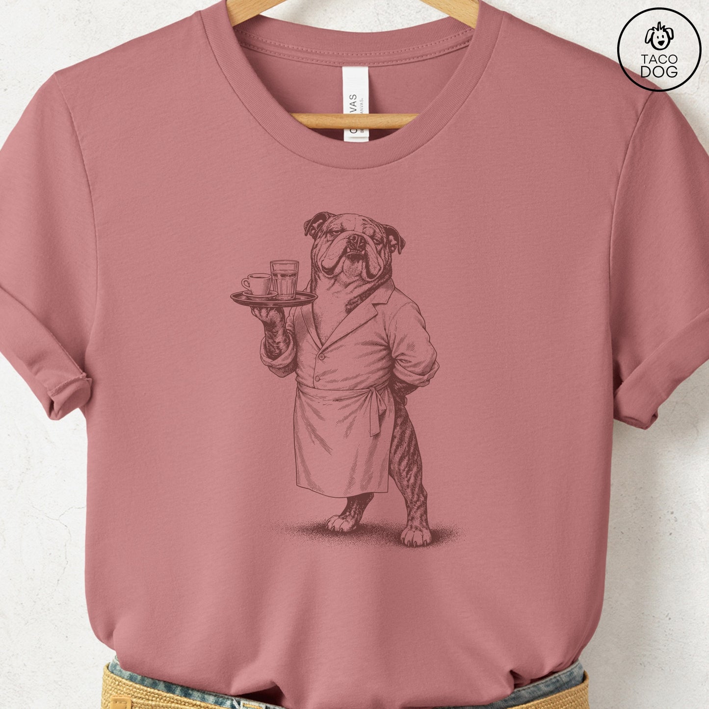 English Bulldog Waiter T-Shirt
