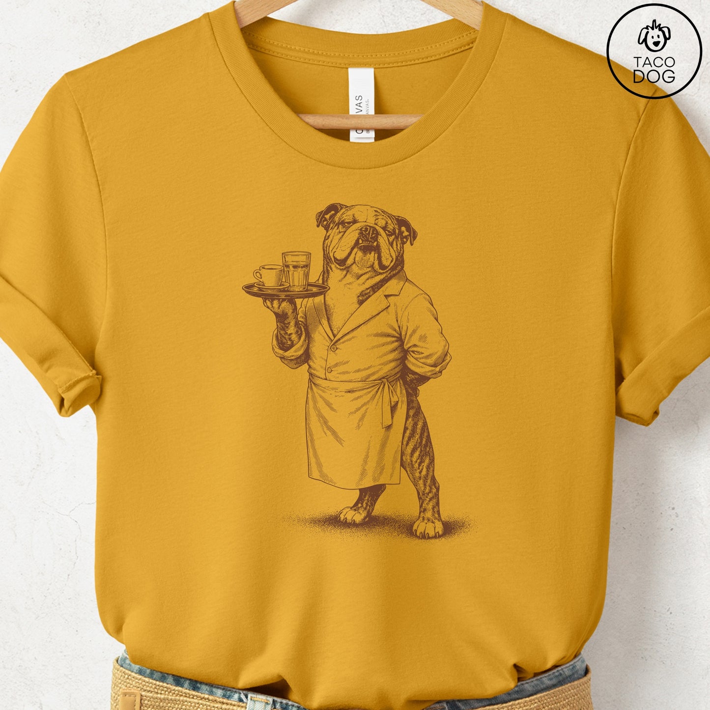 English Bulldog Waiter T-Shirt