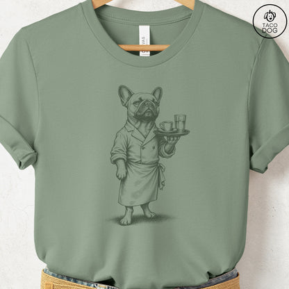 French Bulldog Frenchie Waiter T-Shirt