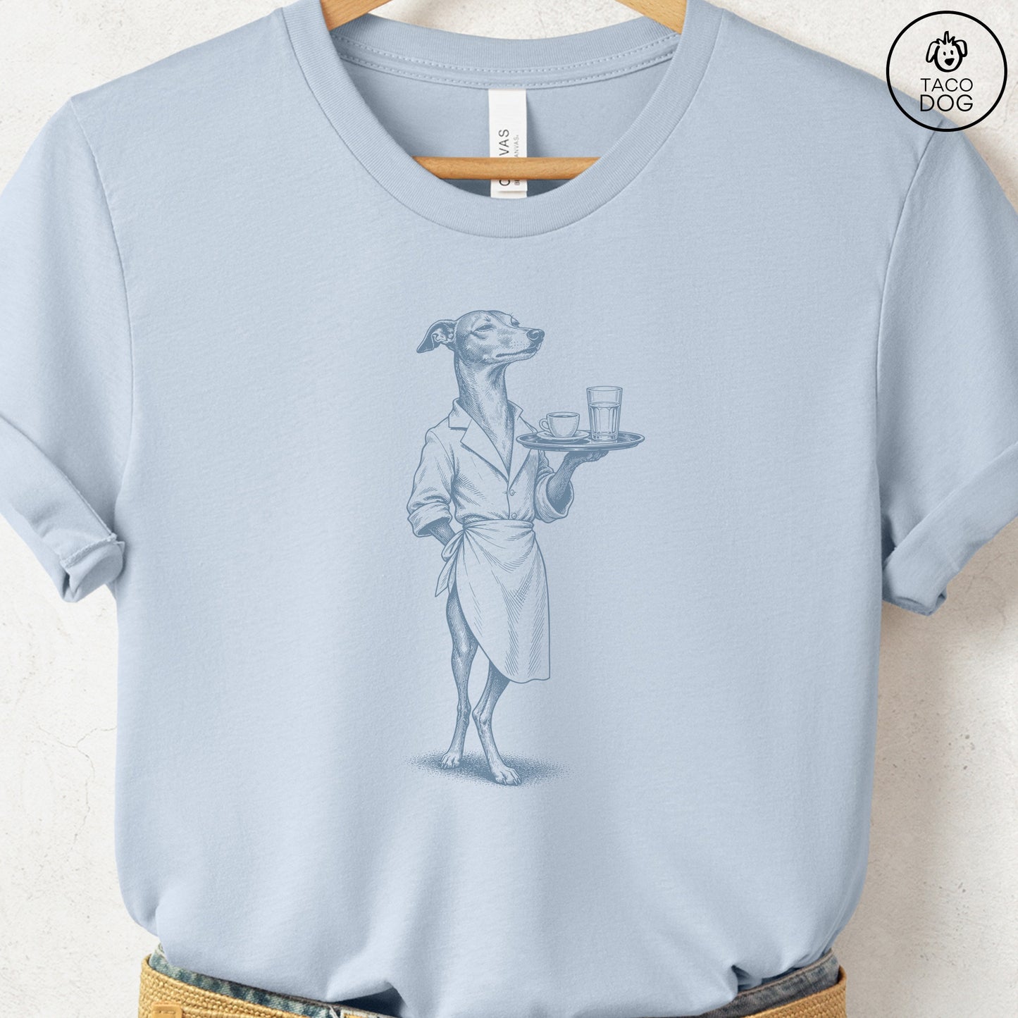 Italian Greyhound Whippet Waiter T-Shirt