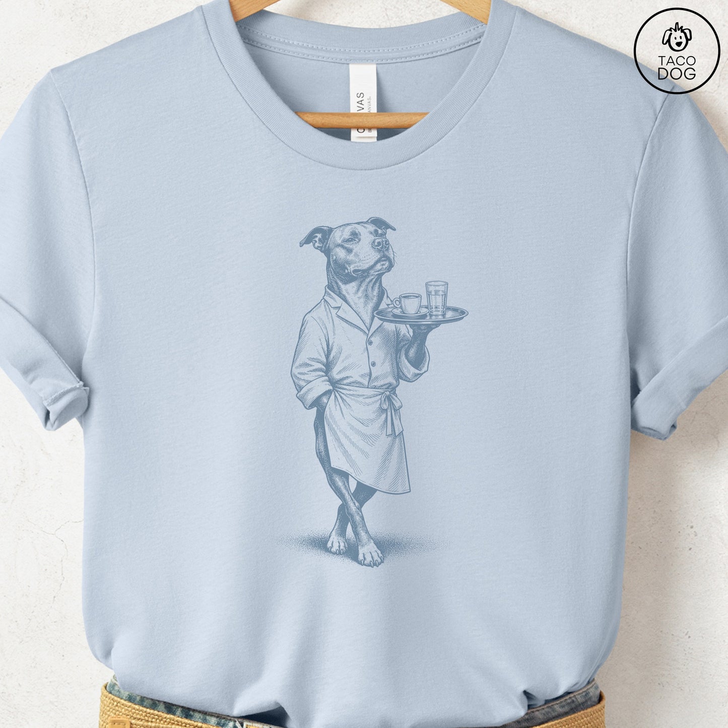 Pitbull Waiter T-Shirt