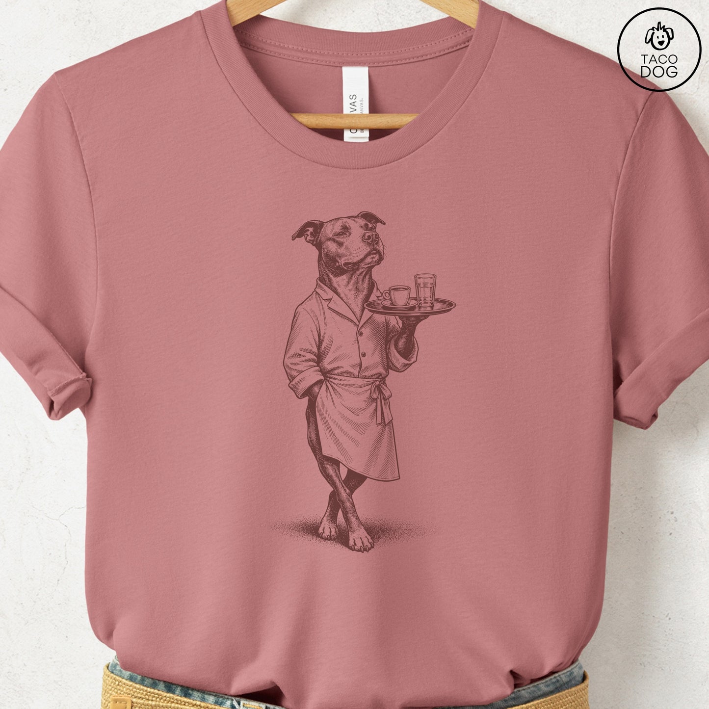 Pitbull Waiter T-Shirt