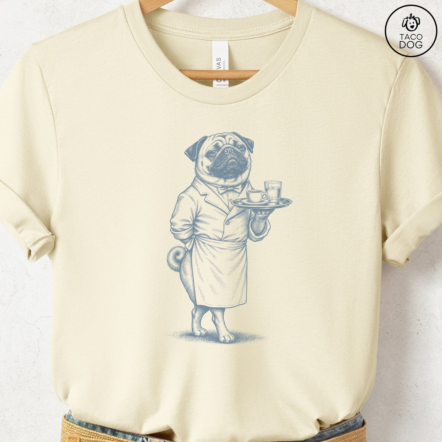 Pug Waiter T-Shirt