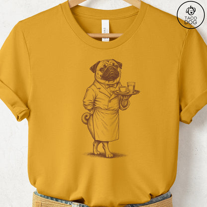 Pug Waiter T-Shirt