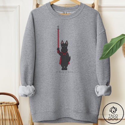 Scottie We Walk At Dawn Sweatshirt Graphite Heather Taco-Dog