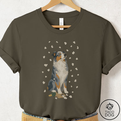 Australian Shepherd Weather T-Shirt