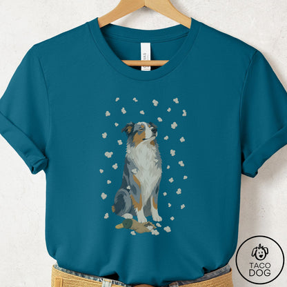 Australian Shepherd Weather T-Shirt