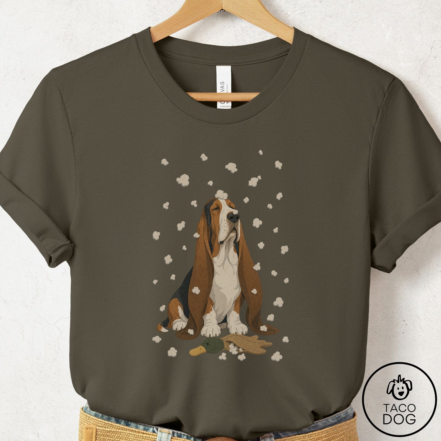 Basset Hound Weather T-Shirt
