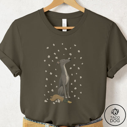 Italian Greyhound Whippet Weather T-Shirt