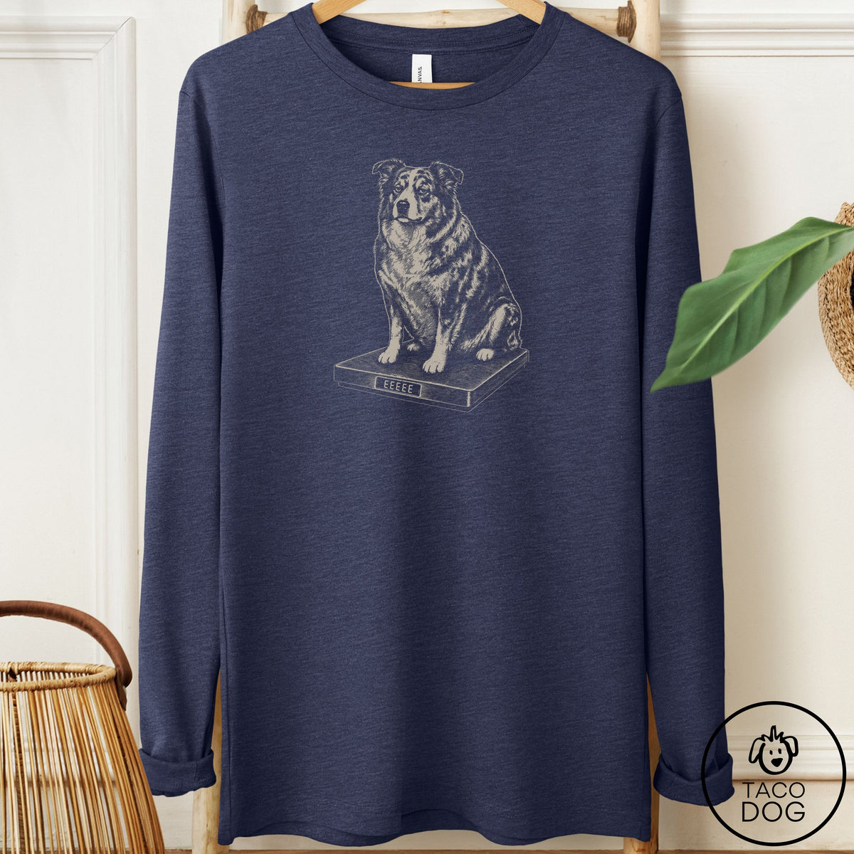 Australian Shepherd Weigh In Long Sleeve Tee