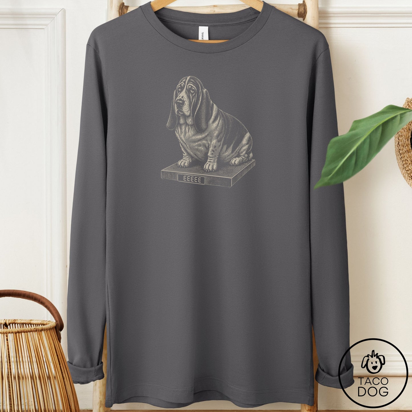 Basset Hound Weigh In Long Sleeve Tee