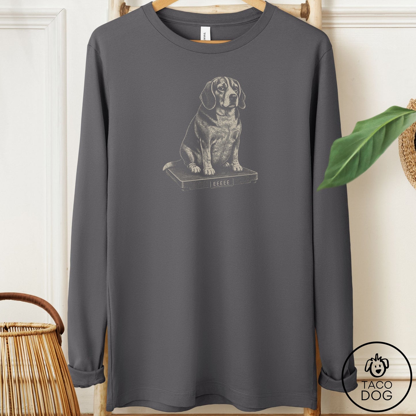 Beagle Weigh In Long Sleeve Tee