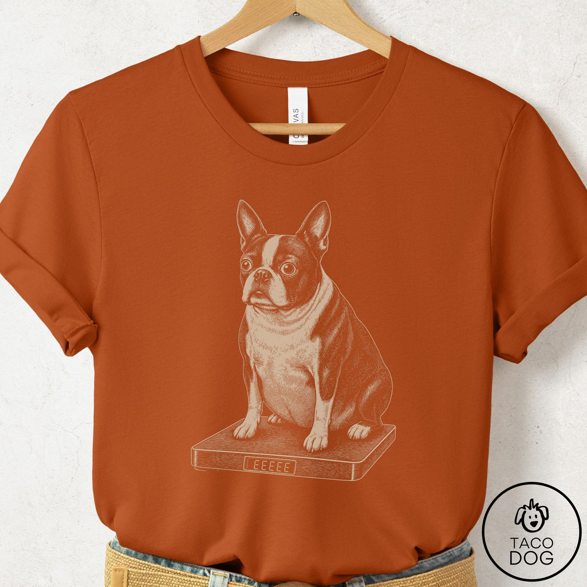 Boston Terrier Weigh In T-Shirt