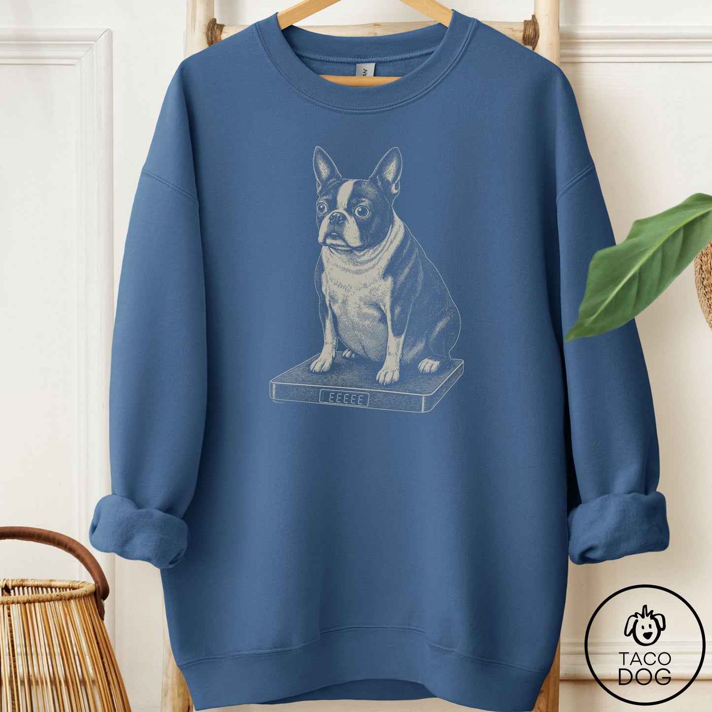 Boston Terrier Weigh In Sweatshirt