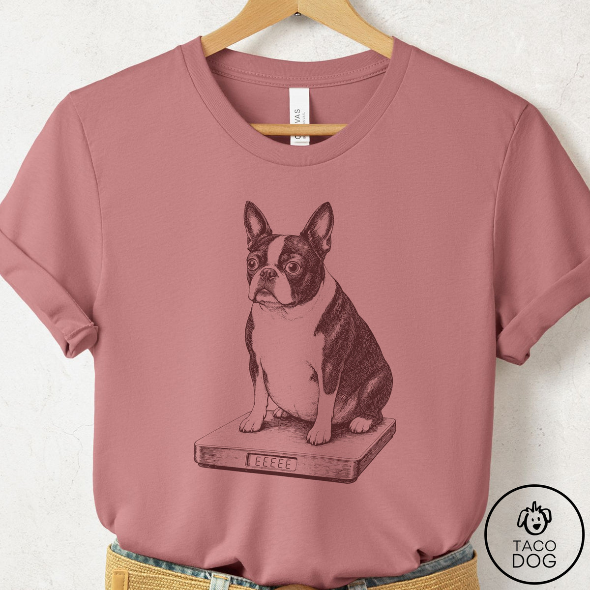Boston Terrier Weigh In T-Shirt