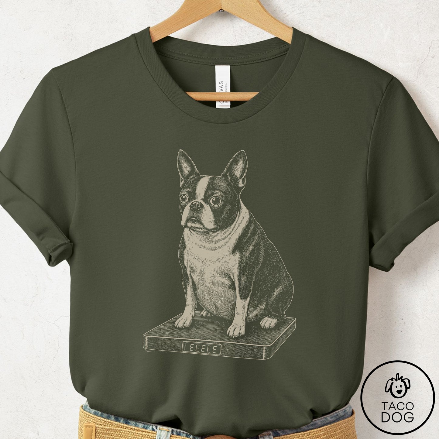 Boston Terrier Weigh In T-Shirt
