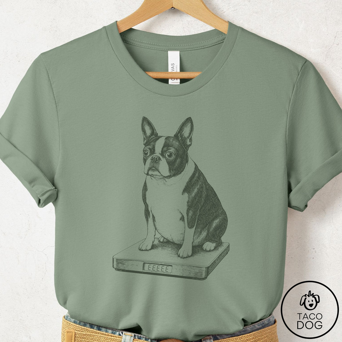 Boston Terrier Weigh In T-Shirt