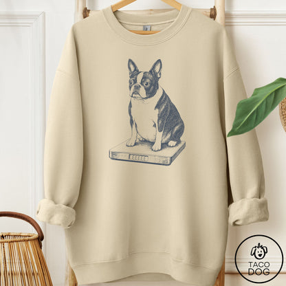 Boston Terrier Weigh In Sweatshirt