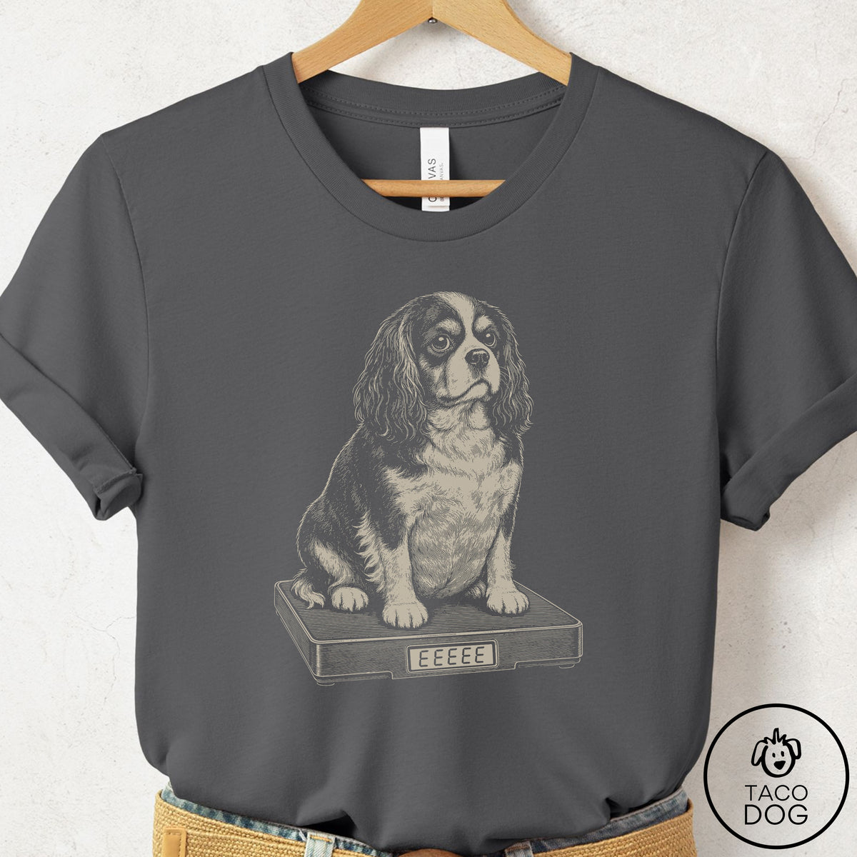Cavalier King Charles Spaniel Weigh In T-Shirt