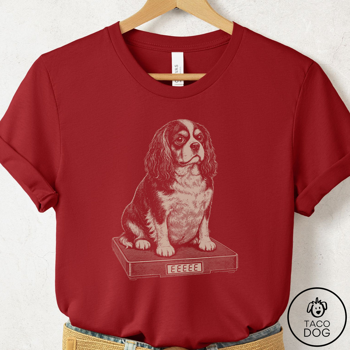 Cavalier King Charles Spaniel Weigh In T-Shirt