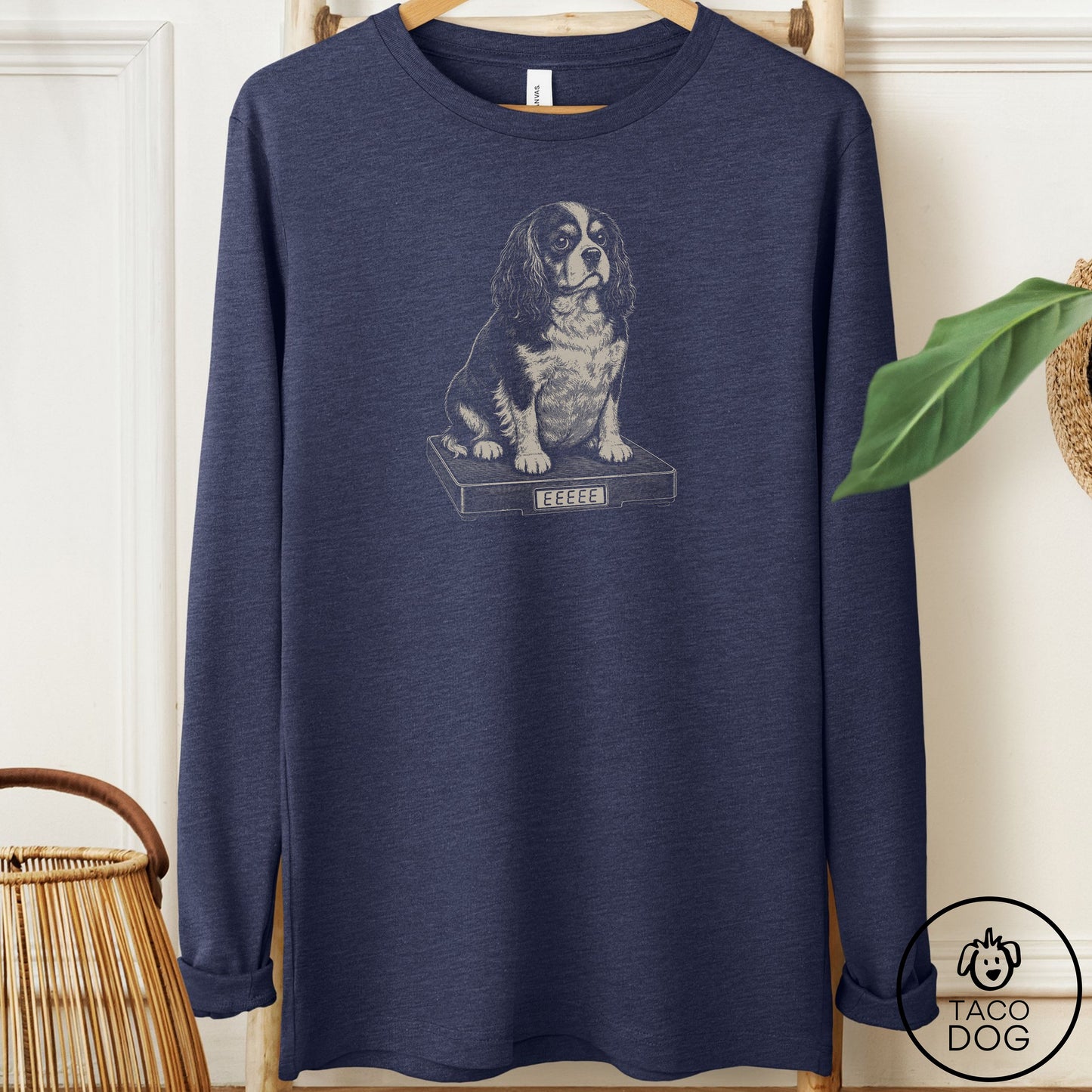 Cavalier King Charles Spaniel Weigh In Long Sleeve Tee