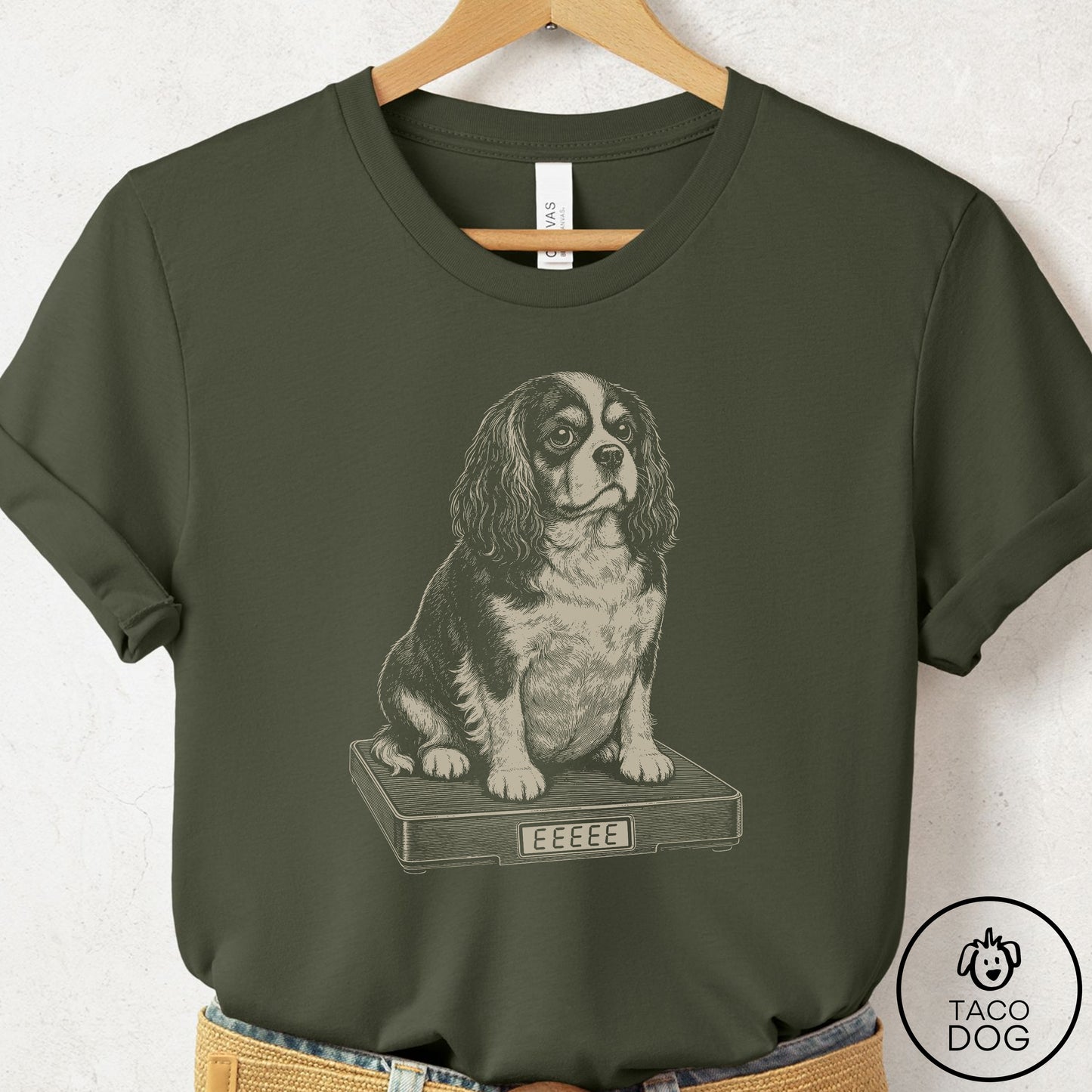Cavalier King Charles Spaniel Weigh In T-Shirt
