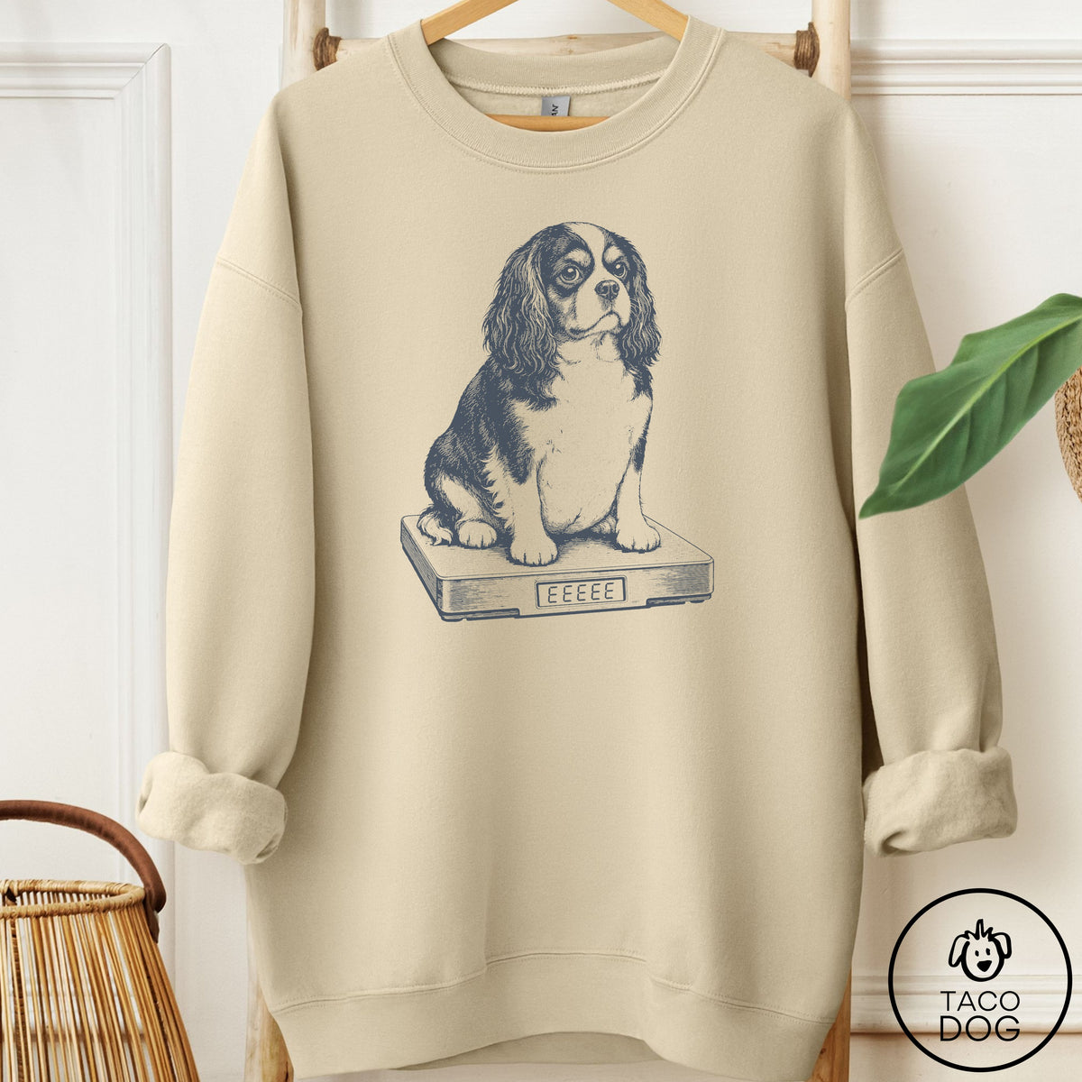 Cavalier King Charles Spaniel Weigh In Sweatshirt
